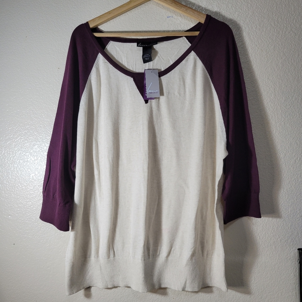 Lane Bryant Jersey Style Top NWT